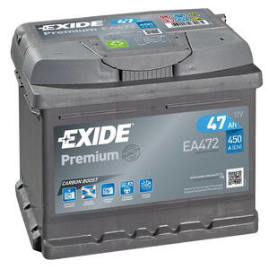 Autobaterie Exide Premium EA472 - 47Ah, 12V
