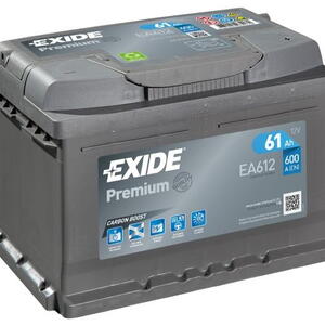 Autobaterie Exide Premium EA612 - 61Ah, 12V