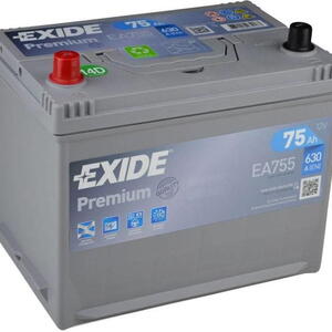 Autobaterie Exide Premium EA755 - 75Ah, 12V