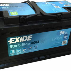Autobaterie Exide START-STOP AGM EK950 - 95Ah, 12V