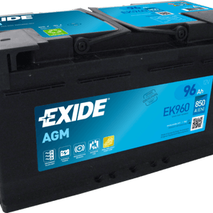 Autobaterie Exide START-STOP AGM EK960 - 96Ah, 12V