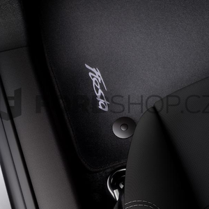 Autokoberce Ford Fiesta, přední, černý velur