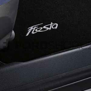 Autokoberce Ford Fiesta, zadní, černý velur