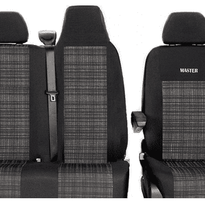 Autopotah LOGO 2+1 RENAULT MASTER III (2010-2020) varianta sedadla: 3. sedadlo vcelku + st