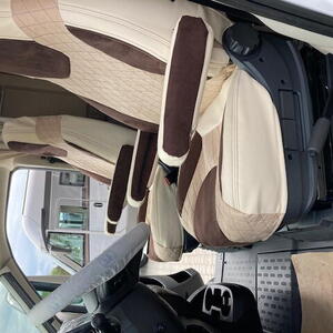Autopotahy CAMPER- obytné auto, 2 místa, LUXURY LEATHER béžové