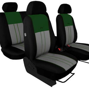 Autopotahy Ford C- MAX I, od r. 2003-2010, 5 míst, DUO TUNING zelenošedé