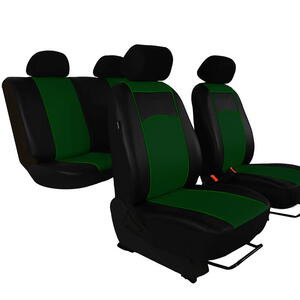Autopotahy Ford C- MAX, od r. 2003-2010, 5 míst, kožené TUNING zelené