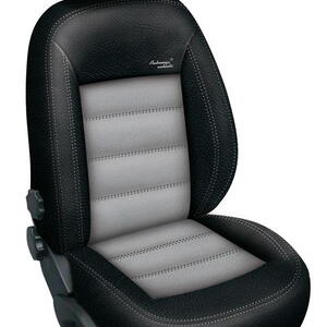 Autopotahy FORD COURIER, 5 míst, od r. 2014, AUTHENTIC LEATHER černošedé