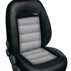 Autopotahy FORD COURIER, 5 míst, od r. 2014, AUTHENTIC LEATHER černošedé