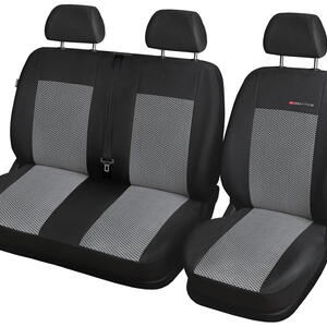 Autopotahy na Citroen Berlingo III., od r.2018, 3 místa, Lux style barva šedočerná