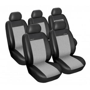 Autopotahy na Ford C-Max I., od roku 2003 - 2010, 5 míst, Eco Lux barva šedá/černá 0408