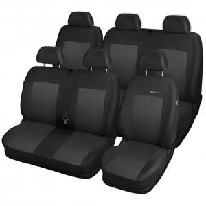 Autopotahy na Ford Transit 6 míst, od r. 2014, Lux style barva černá 3551