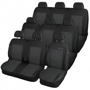 Autopotahy na Ford Transit Custom 9 míst, od r. 2012, Lux style barva antracit 3565