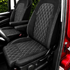 Autopotahy na míru MERCEDES V-KLASSE, 7 MÍST, od 2014 do dnes, AUTHENTIC CARO bílé