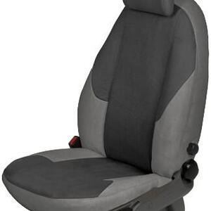 Autopotahy na míru, model UNIQUE, barva šedá/černá na Citroen Jumpy, od roku 2006, 1 místo