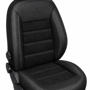Autopotahy na míru VOLKSWAGEN CRAFTER II, 2 MÍSTA, od r. 2017 AUTHENTIC VELVET černé
