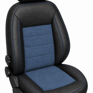 Autopotahy na míru VOLKSWAGEN CRAFTER II, 2 MÍSTA, od r. 2017 AUTHENTIC VELVET modré
