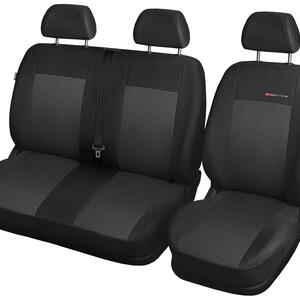 Autopotahy na Opel Movano B, od r. 2010, 3 místa, Lux style barva černá