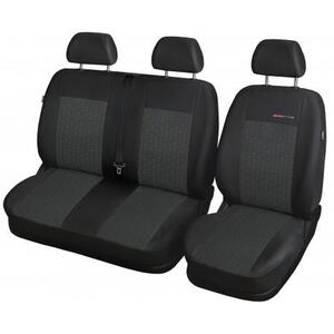 Autopotahy na Peugeot Expert, 3 místa bez stolku, od r. 2016, Lux style barva antracit 398