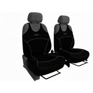 Autopotahy na přední sedadla Active Sport Alcantara, barva černá 0806