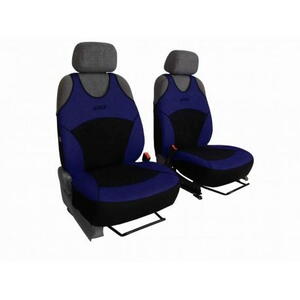 Autopotahy na přední sedadla Active Sport Alcantara, barva modrá 0804