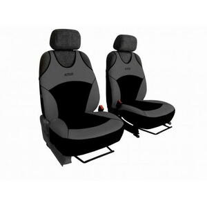 Autopotahy na přední sedadla Active Sport Alcantara, barva šedá 0805