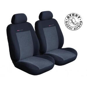 Autopotahy na přední sedadla Lux Style, barva šedo černá 0789