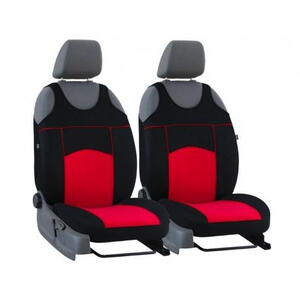 Autopotahy na přední sedadla Tuning Extreme Alcantara, barva červená 0800