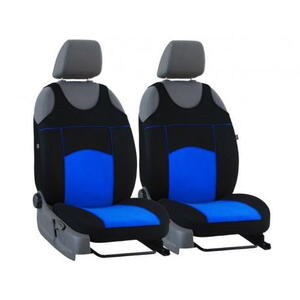 Autopotahy na přední sedadla Tuning Extreme Alcantara, barva modrá 0801