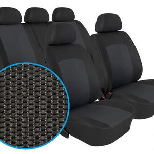 Autopotahy NISSAN QASHQAI I, se zadní loketní opěrkou,od r. 2007-2013, Dynamic grafit