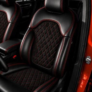 Autopotahy ŠKODA KODIAQ II, 5 MÍST, od r. 2024, AUTHENTIC LEATHER CARO červené