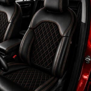 Autopotahy ŠKODA KODIAQ II, 5 MÍST, od r. 2024, AUTHENTIC LEATHER CARO hnědé