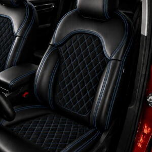 Autopotahy ŠKODA KODIAQ II, 5 MÍST, od r. 2024, AUTHENTIC LEATHER CARO modré