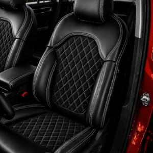 Autopotahy ŠKODA KODIAQ II, 5 MÍST, od r. 2024, AUTHENTIC LEATHER CARO šedé