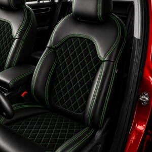 Autopotahy ŠKODA KODIAQ II, 5 MÍST, od r. 2024, AUTHENTIC LEATHER CARO zelené