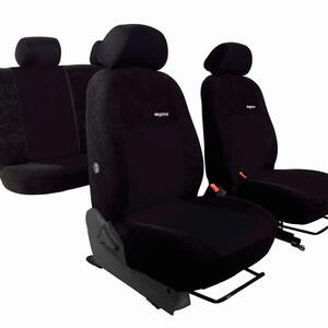 Autopotahy Škoda Octavia I, dělená, ELEGANCE ALCANTARA černé