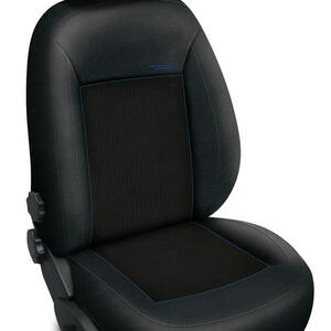 Autopotahy TOYOTA YARIS II, od r. 2005, AUTHENTIC PREMIUM žakar modrý
