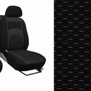 Autopotahy VOLKSWAGEN CRAFTER DOUBLECABINA, 7 MÍST, od r. v. 2017, VIP černé