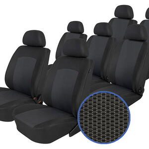 Autopotahy VOLKSWAGEN TOURAN I, II, 7 míst, BEZ STOLKŮ, od r.2003-2015, Dynamic grafit
