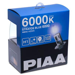 Autožárovky – PIAA Stratos Blue 6000K, 1 pár, 2 ks Typ: H4