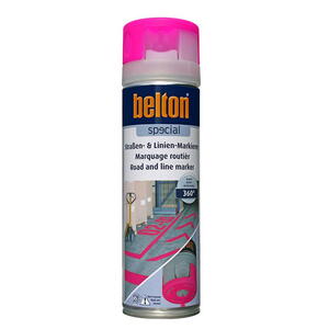 Belton Road and line marker 500 ml Barva: Neon Pink