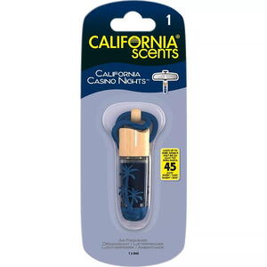 California Scents Hanging Vial Casino Nights - závěsný osvěžovač vzduchu 5 ml