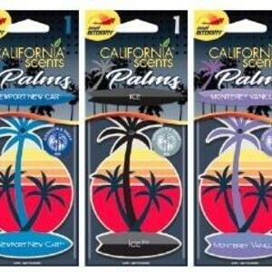 California Scents Palms - závěsná palmička - různé vůně Vůně:: California Clean