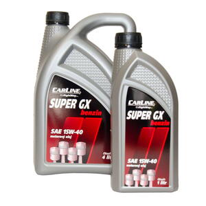 CARLINE Olej motorový 15W-40 SUPER GX BENZIN Kapaliny: 4+1 l