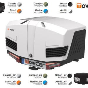 CRUZ -CRUZBER S.A., Španělsko TowCar TowBox V3 box na tažné zařízení Barva: Bílý, Proveden
