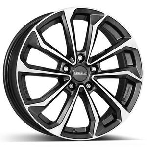 DEZENT KS dark 7,5x19 5x114,3 ET51 šedostříbrný lak/leštěná čelní plocha