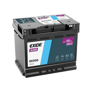 EXIDE AGM 12V 50Ah 570A EK500