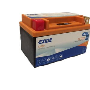 EXIDE BIKE Li-Ion 12V 42Wh 210A ELTX12  nabitá autobaterie + Štětec na čištění prachu do a