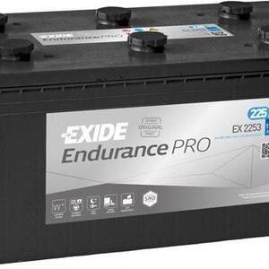 Exide Endurance PRO 12V 225Ah 1100A EX2253  nabitá autobaterie + reflexní páska 44 cm + mo