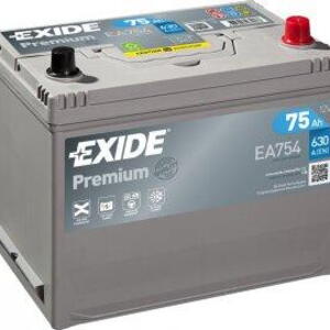 Exide Premium 12V 75Ah 630A EA754